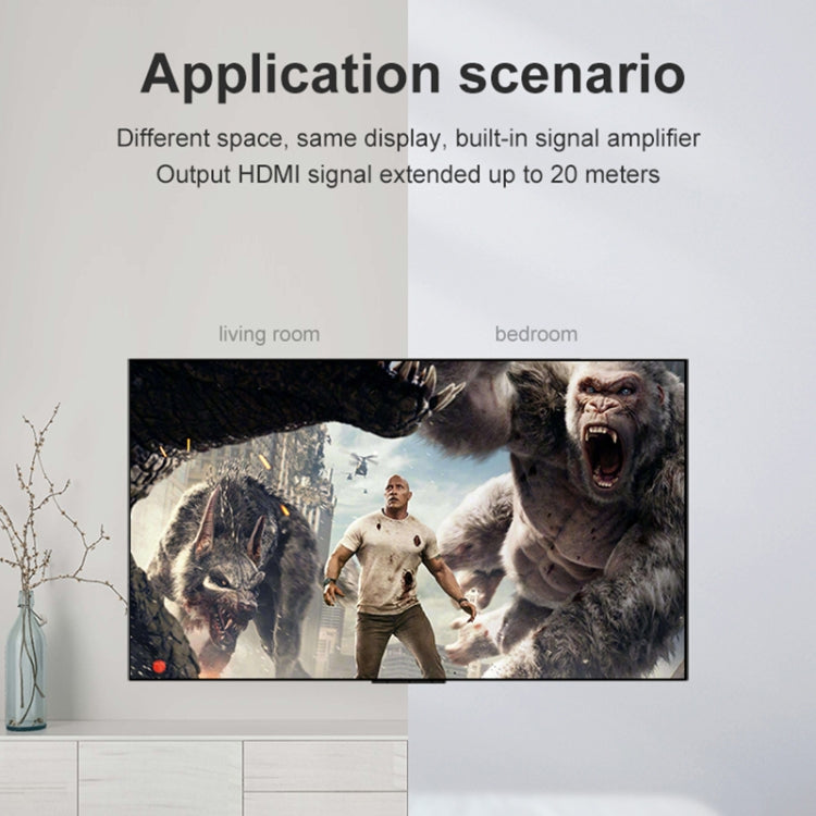 Amplificateur HDMI 3 ports 1080P avec télécommande pour