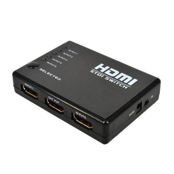 Commutateur HDMI 5 ports 1080P pour gaming et HDTV