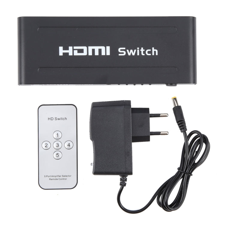 Commutateur HDMI 5 ports Full HD 1080P pour PC Gaming