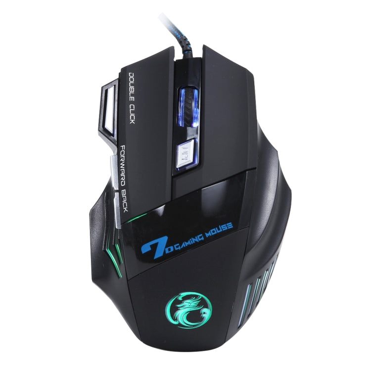 Souris de jeu filaire 5000 DPI avec 7 boutons pour PC