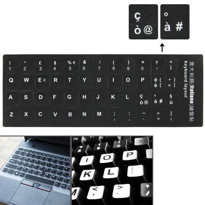 Autocollant clavier italien pour PC : apprentissage facile