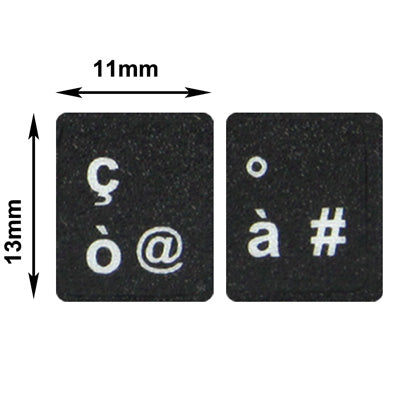Italian Keyboard Stickers for PC: Easy Learning