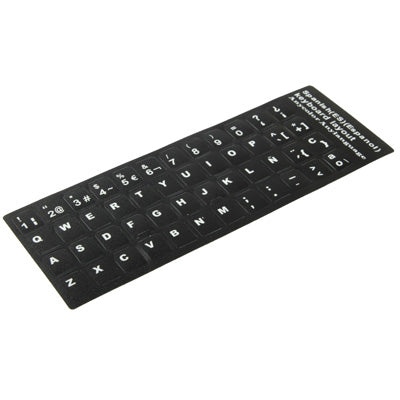 Autocollants clavier espagnol pour PC : apprentissage facile