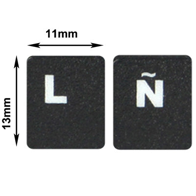 Spanish Keyboard Stickers for PC: Easy Learning