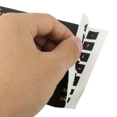 Arabic keyboard sticker for PC - Learn with ease