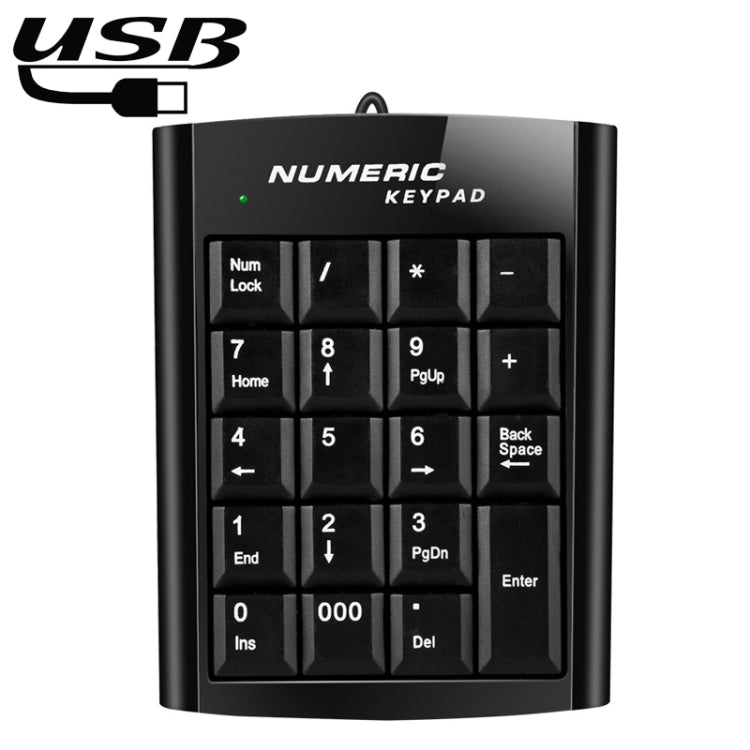 Mini clavier numérique USB avec 19 touches, USB Numeric keyboard