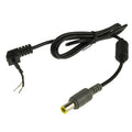 Câble d'alimentation mâle CC 7,9 x 5,0 mm pour adaptateur pour ordinateur portable, longueur : 1,2 m