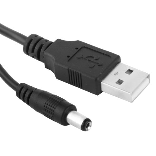Câble d'alimentation USB DC 5,5 x 2,1 mm pour gaming 1m