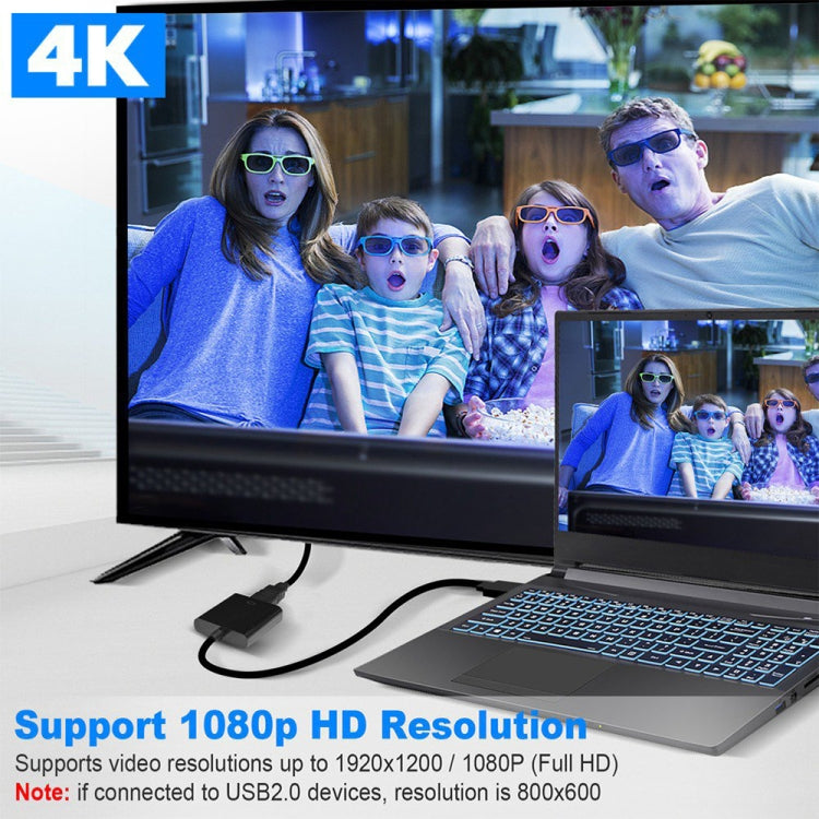DisplayPort to HDMI Adapter Cable 20 cm - Gaming PC