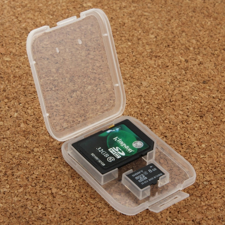 Boîte de rangement plastique pour cartes SD et Micro SD -
