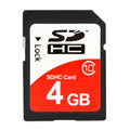 Carte mémoire SDHC 4 Go Classe 10 pour photo et gaming
