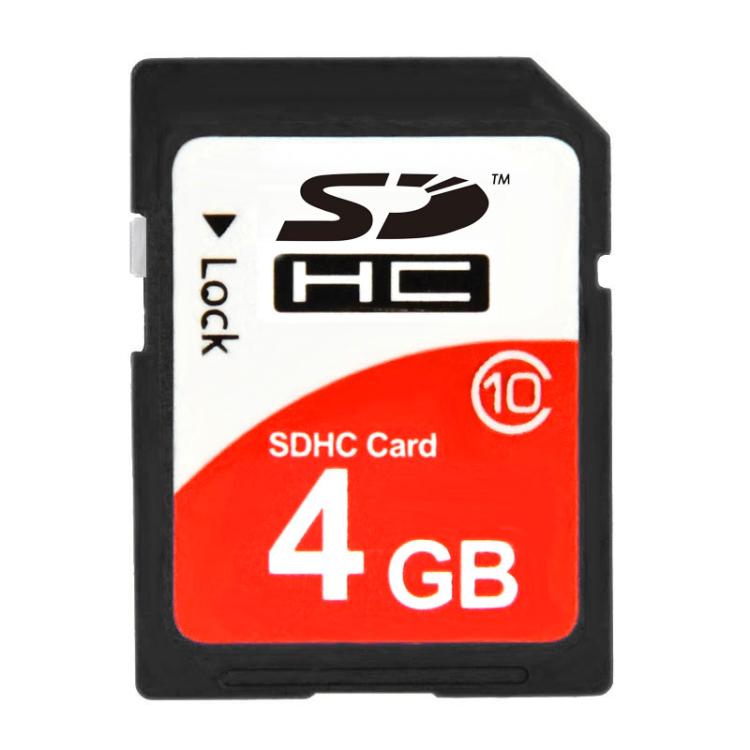 Carte mémoire SDHC 4 Go Classe 10 pour photo et gaming