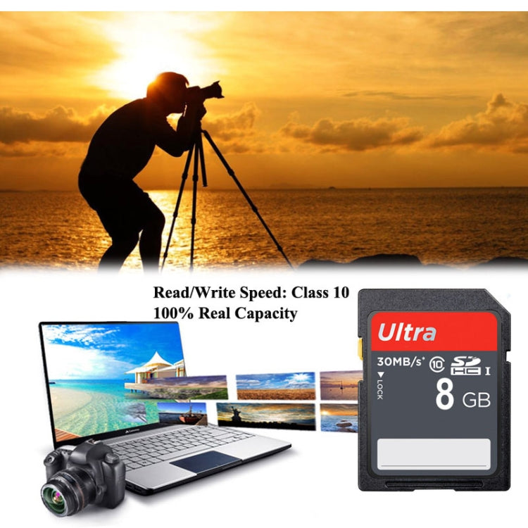 Carte mémoire SDHC 8 Go ultra rapide pour appareils photo