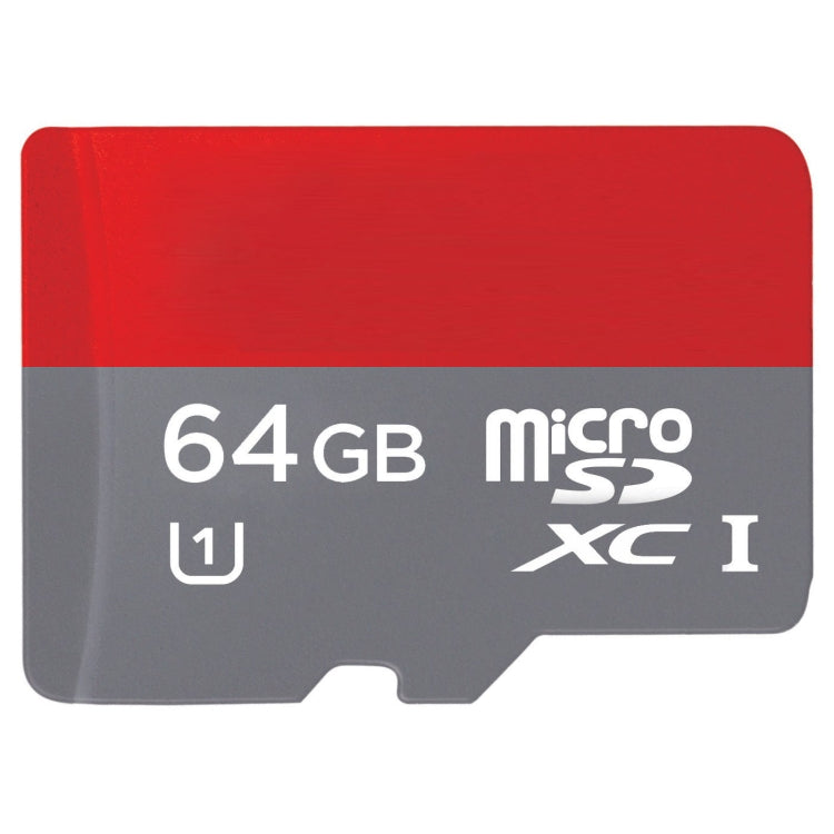 64GB High Speed Class 10 TF/Micro SDHC UHS-1(U1) Memory Card, Write: 15MB/s, Read: 30MB/s (100% Real Capacity)., 64GB