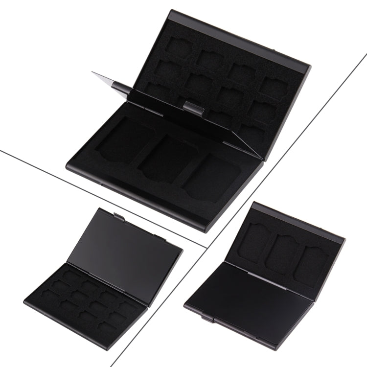 Étui de protection aluminium 15 en 1 pour cartes SD et TF