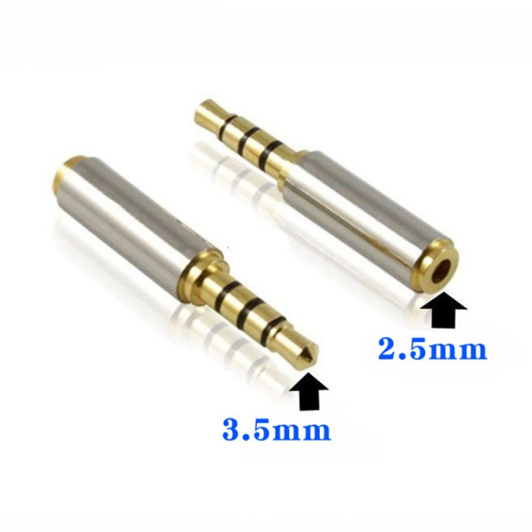 Adaptateur jack audio 3,5 mm vers 2,5 mm - 10 pièces