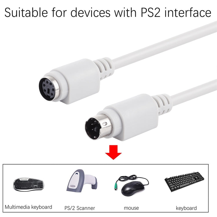 3m PS/2 Extension Cable for Gaming Keyboard and Mouse