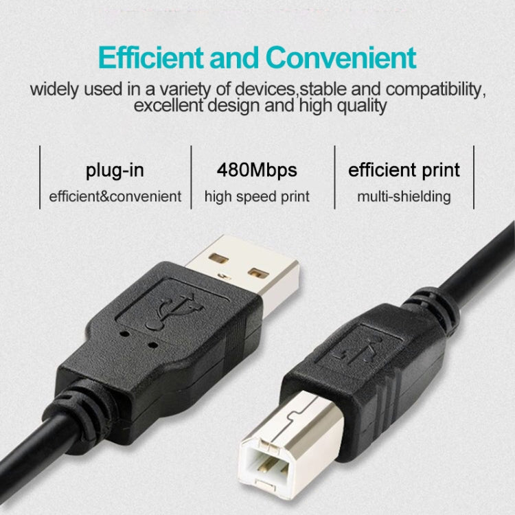 Câble USB 2.0 d'extension 3m pour imprimante - Accessoire PC