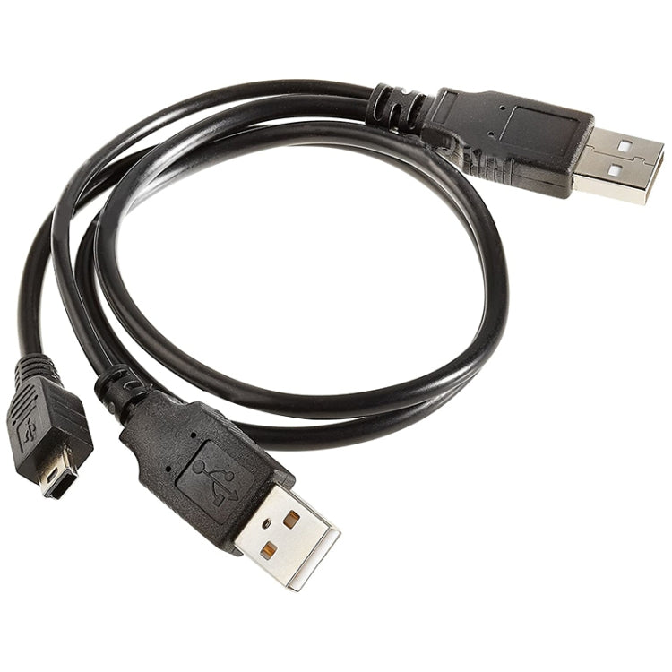 Câble USB 2.0 2 en 1 pour PC, 80 cm, accessoire gaming