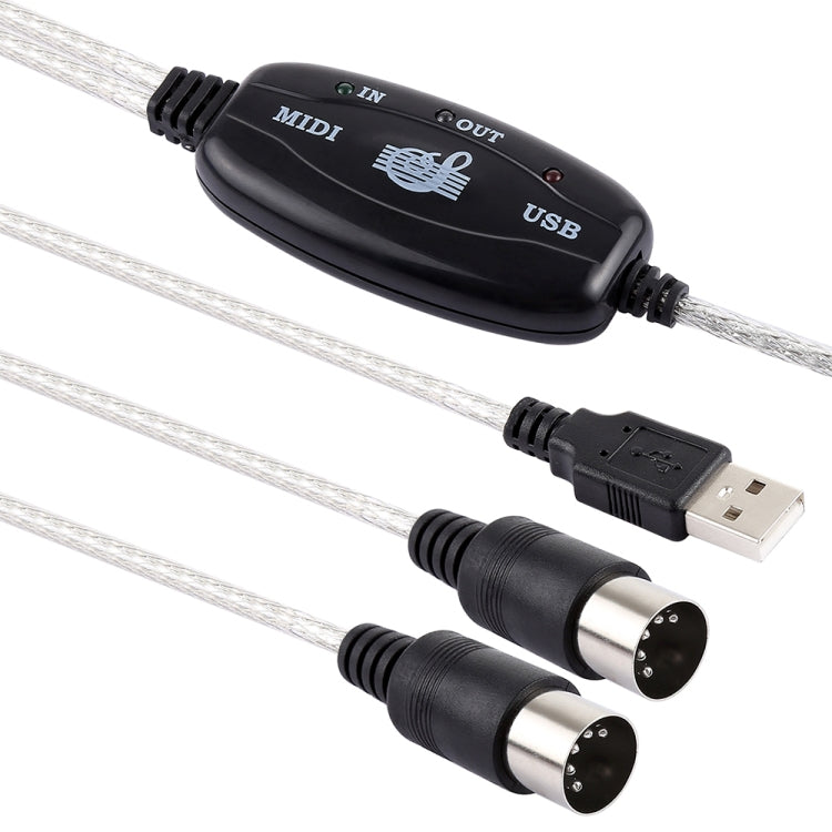 MIDI USB Cable for Electric Piano - 1.8m Accessory