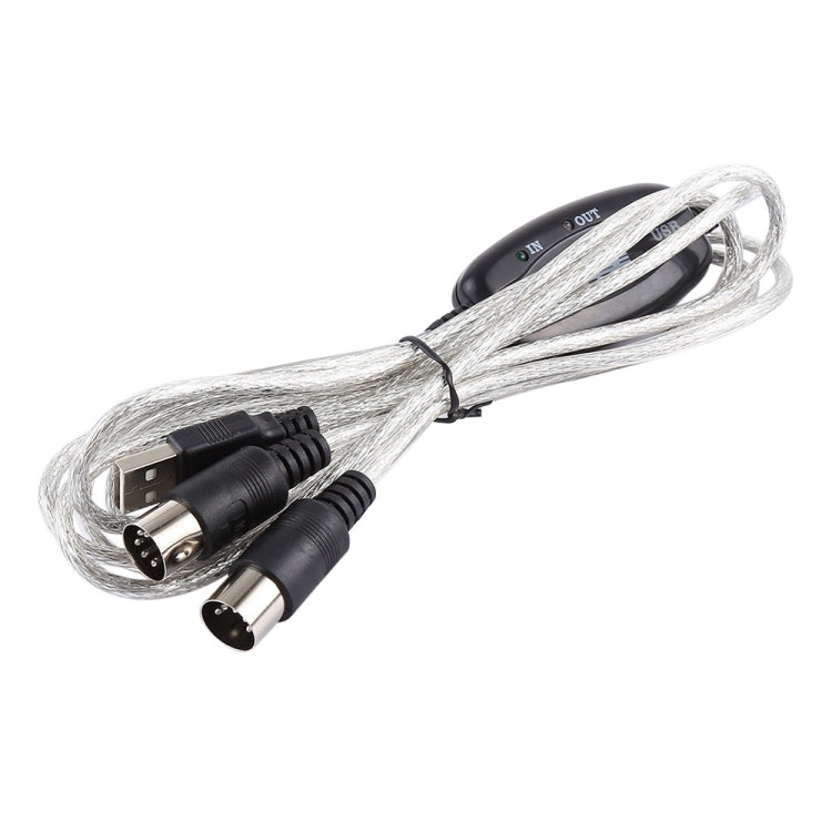 MIDI USB Cable for Electric Piano - 1.8m Accessory