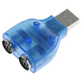 Adaptateur USB vers PS/2 pour Souris et Clavier Gaming