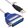 Câble USB 2.0 vers parallèle 36 broches pour imprimante 1m