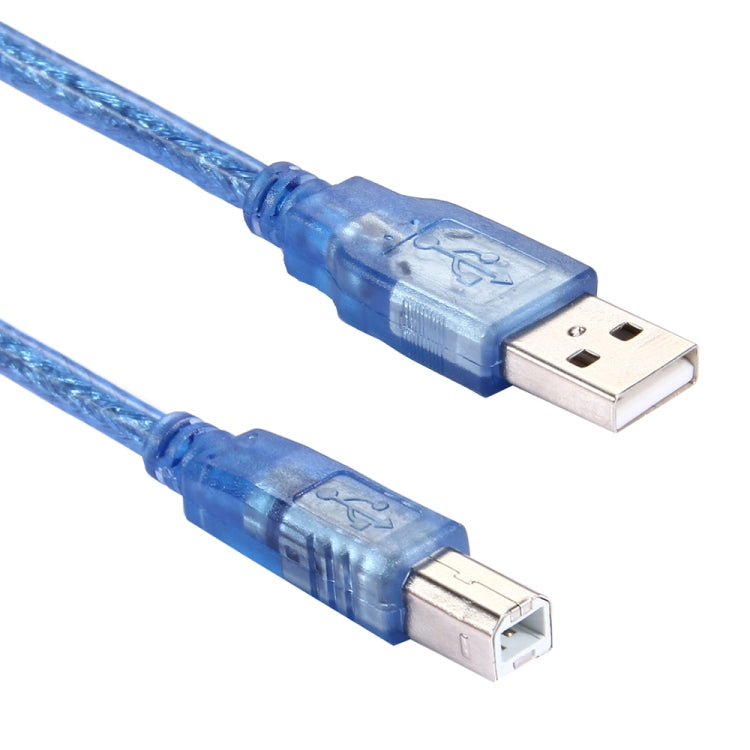 Câble USB 2.0 AM-BM 1,8 m pour PC et gaming - Bleu