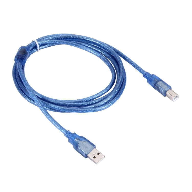 Câble USB 2.0 AM-BM 1,8 m pour PC et gaming - Bleu