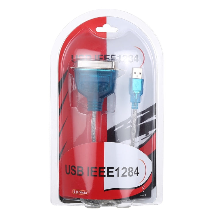 USB 2.0 to IEEE1284 Printer Cable, length: 1.5 m, USB 2.0 to IEEE1284 (Blue)