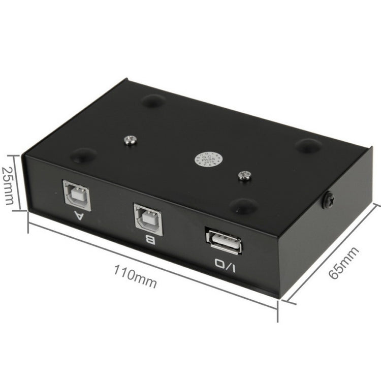 2-Port USB Switch for PC Gaming Accessories