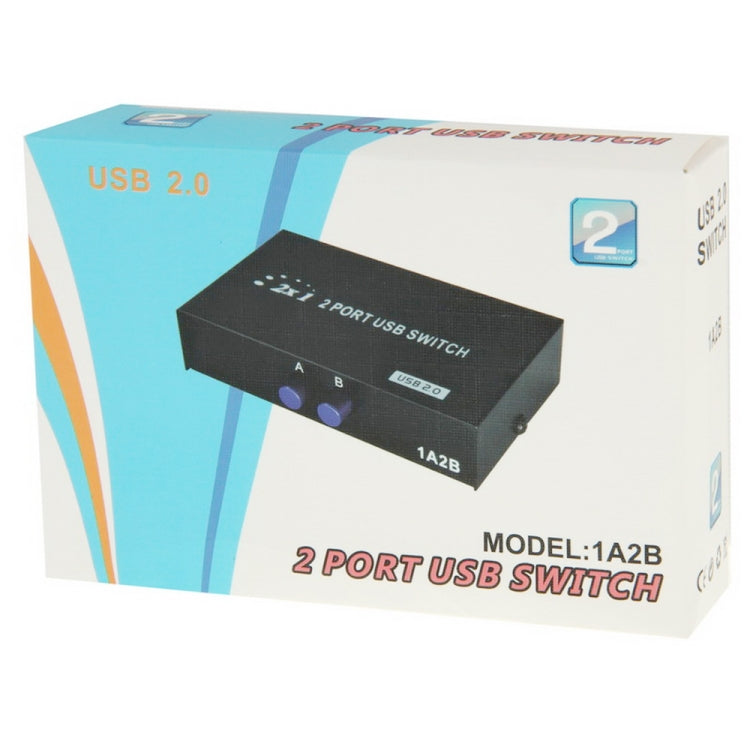 2-Port USB Switch for PC Gaming Accessories