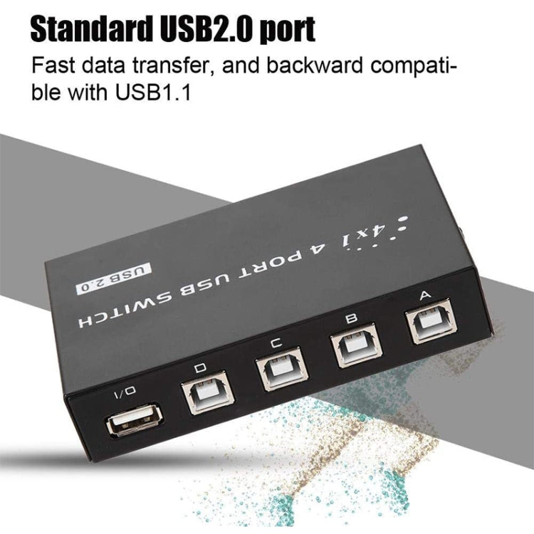 Commutateur USB 2.0 4 ports pour PC et accessoires gaming