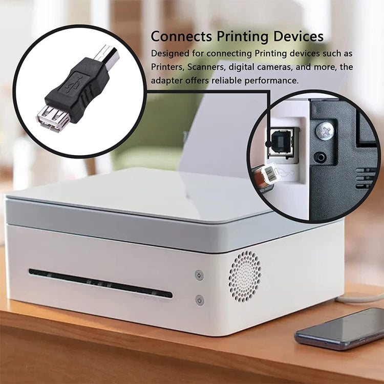 Adaptateur USB 2.0 A vers B pour imprimante - Accessoire PC