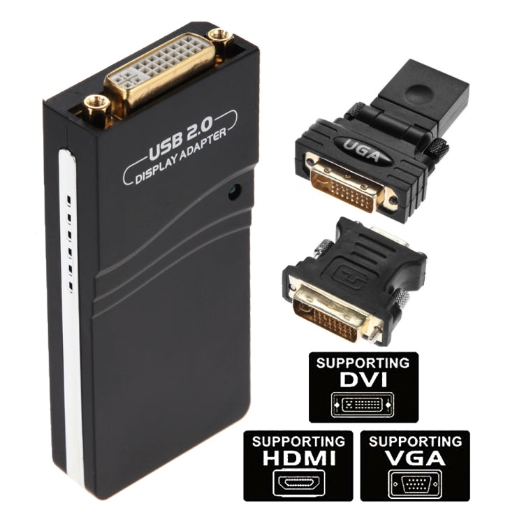 USB 2.0 to HDMI, VGA, DVI Adapter for Gaming PC