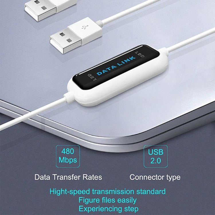 High-speed USB 2.0 cable for PC data sharing