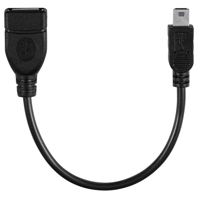 Câble adaptateur mini USB 5 broches vers USB 2.0 OTG 12cm