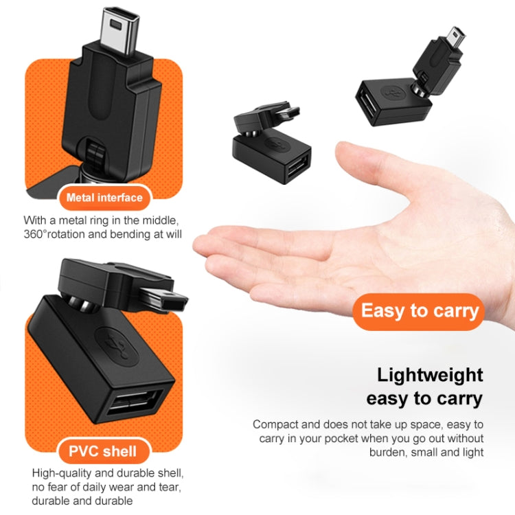 Adaptateur USB 2.0 OTG Mini pour PC - Haute Qualité 360°