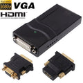Adaptateur USB 2.0 vers DVI/VGA/HDMI pour PC Gaming HD