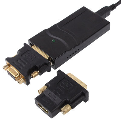 USB 2.0 to DVI/VGA/HDMI Adapter for HD Gaming PC