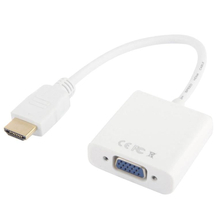 Adaptateur HDMI vers VGA 24 cm Full HD pour PC et multimédia