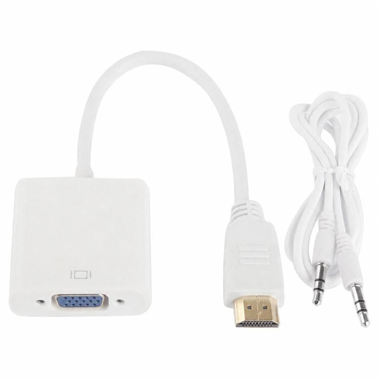 Adaptateur HDMI vers VGA 24 cm Full HD pour PC et multimédia