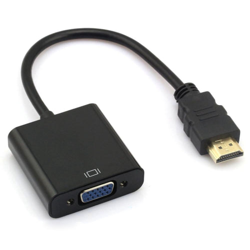 Adaptateur HDMI vers VGA 24 cm Full HD pour PC et multimédia