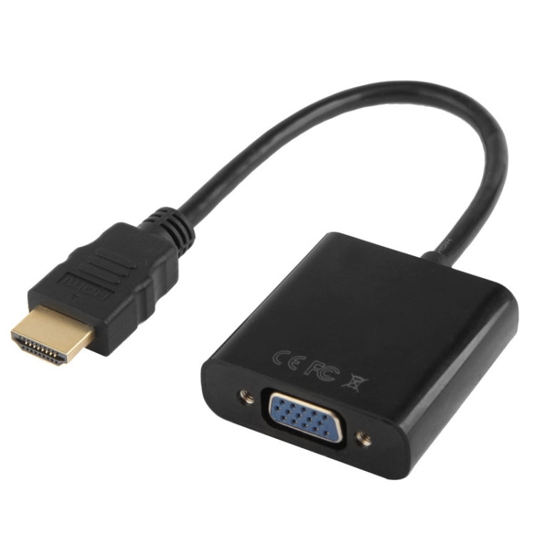 Adaptateur HDMI vers VGA 24 cm Full HD pour PC et multimédia