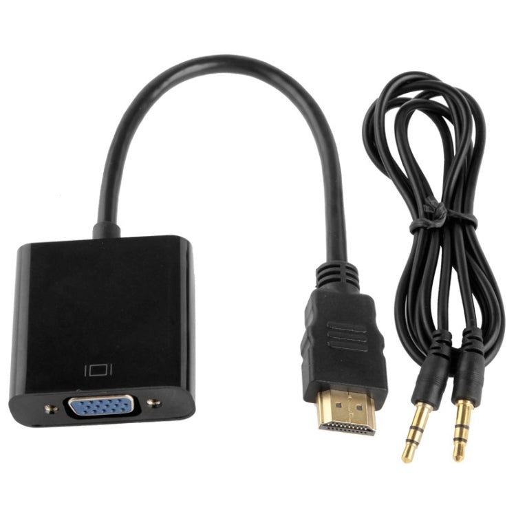 Adaptateur HDMI vers VGA 24 cm Full HD pour PC et multimédia