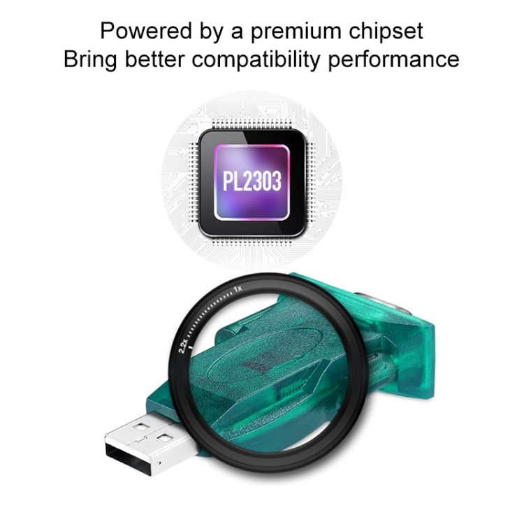 Adaptateur USB 2.0 vers RS232 pour PC - Accessoire Gaming