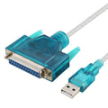 Câble USB 2.0 vers DB25 femelle 1,5 m pour PC Gaming
