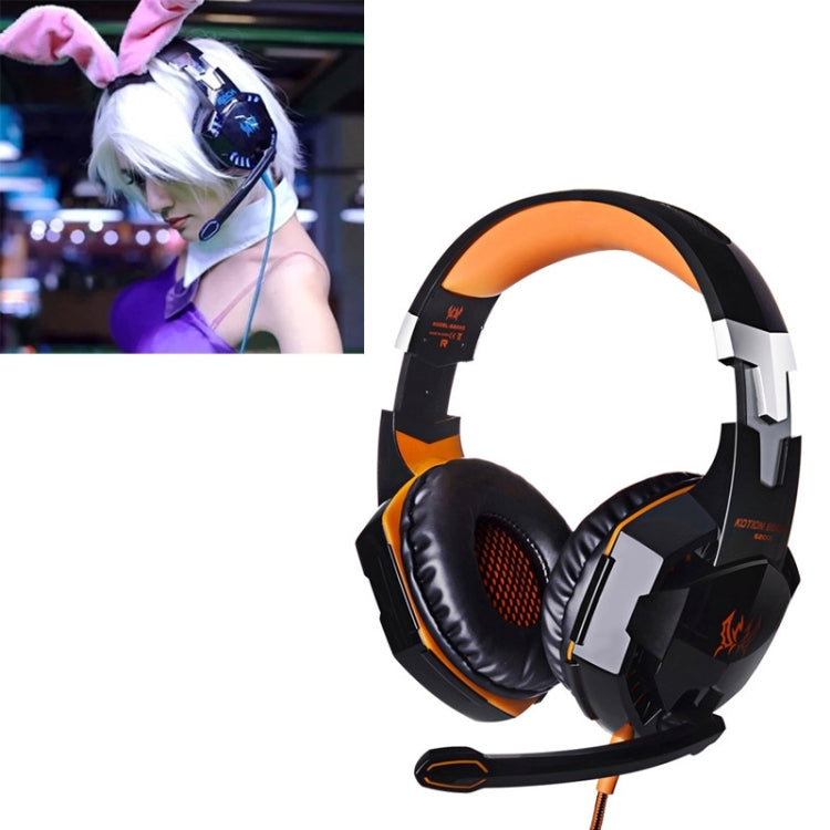 EACH G2000 Gaming Headset with LED Mic for PC 2.2m