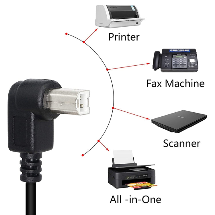 Câble USB 2.0 Type-B 50 cm pour imprimante et scanner