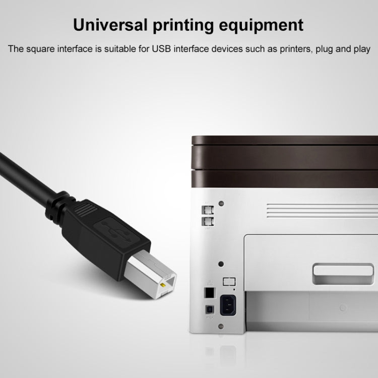 USB 2.0 Type-B Cable for Printer and Scanner - 50 cm